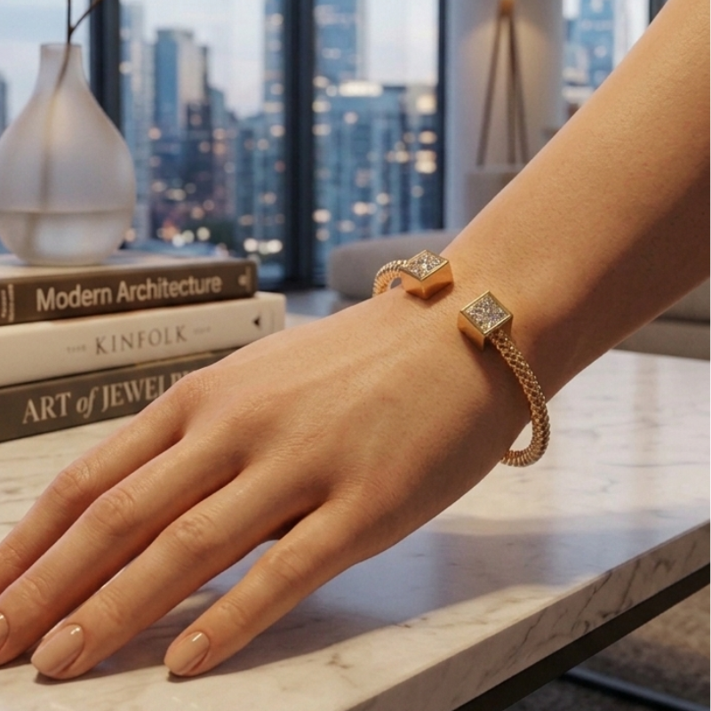 Geometric Bangle