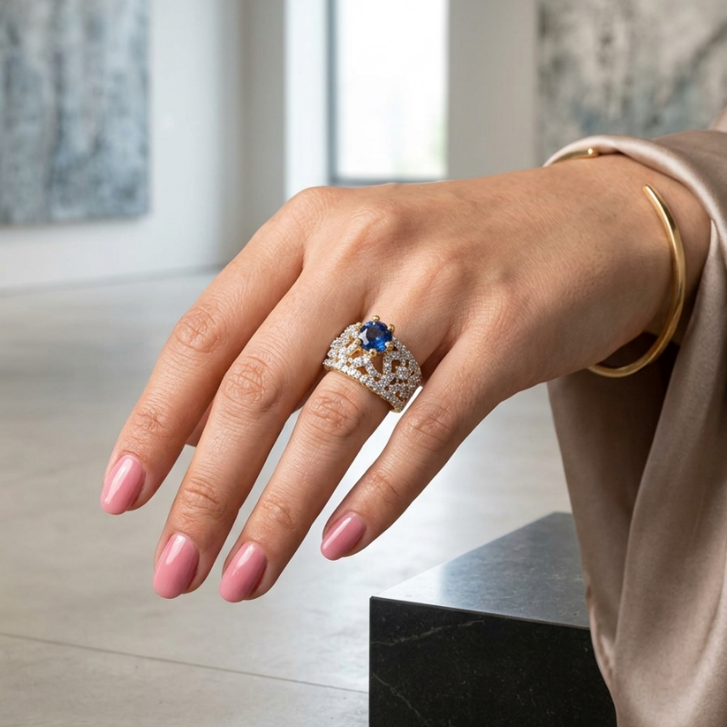 Blue Stone Ring