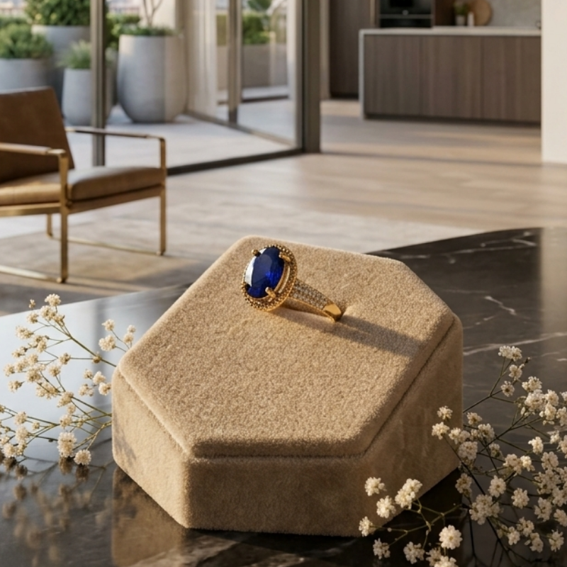 Cerculean Blue Ring