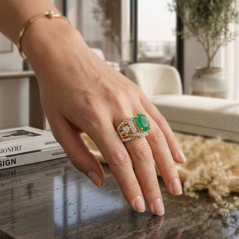 Zircon Gemstone Ring