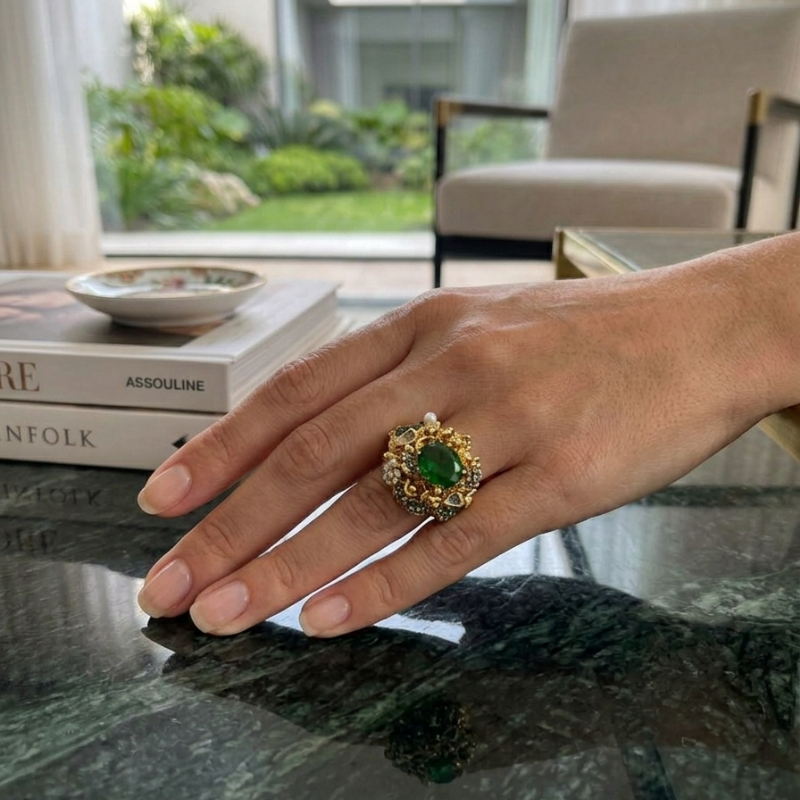 Vintage Tschechische Ring
