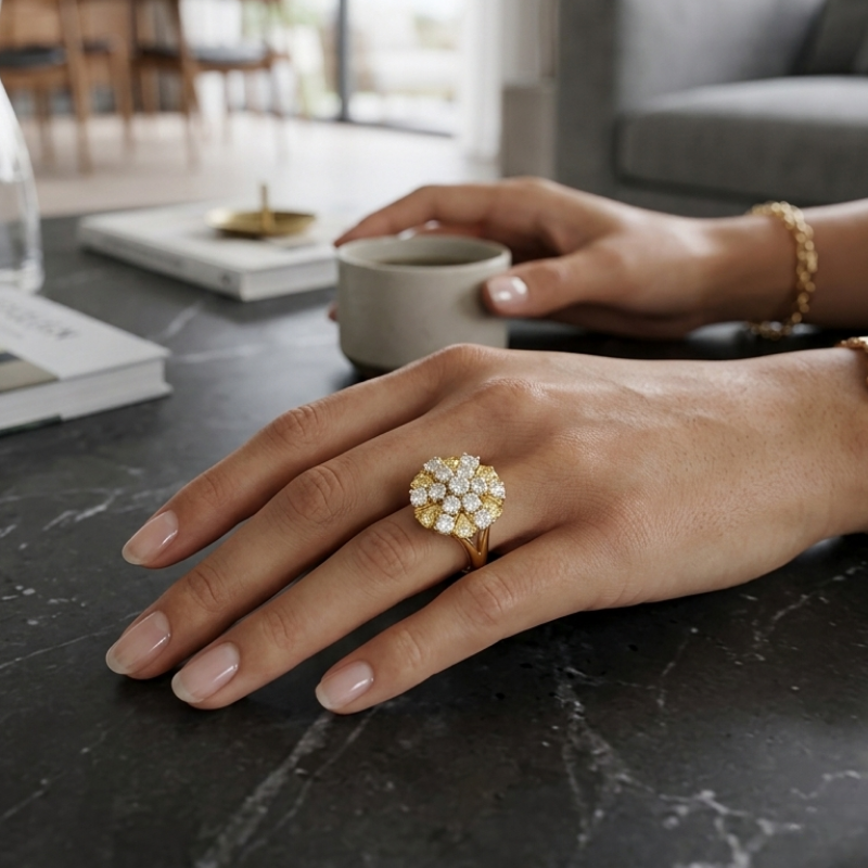Crown Star Ring