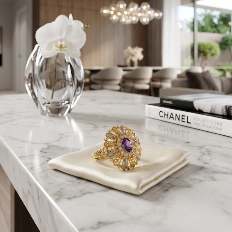 Carat Round Ring