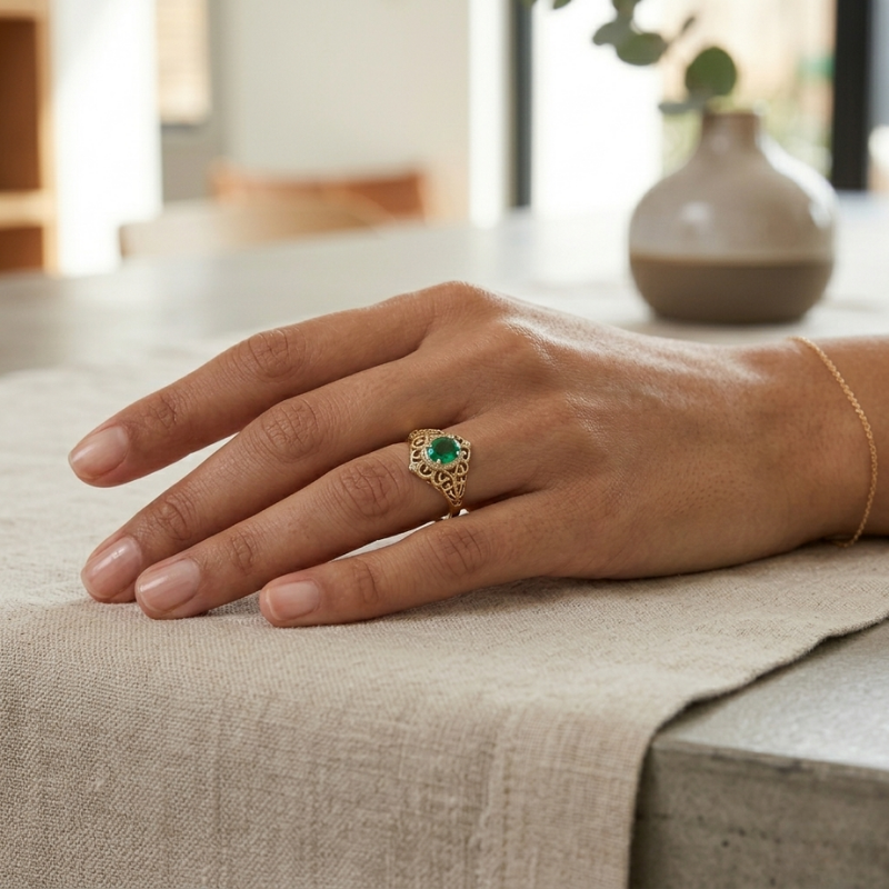 Rajwari Stone Ring