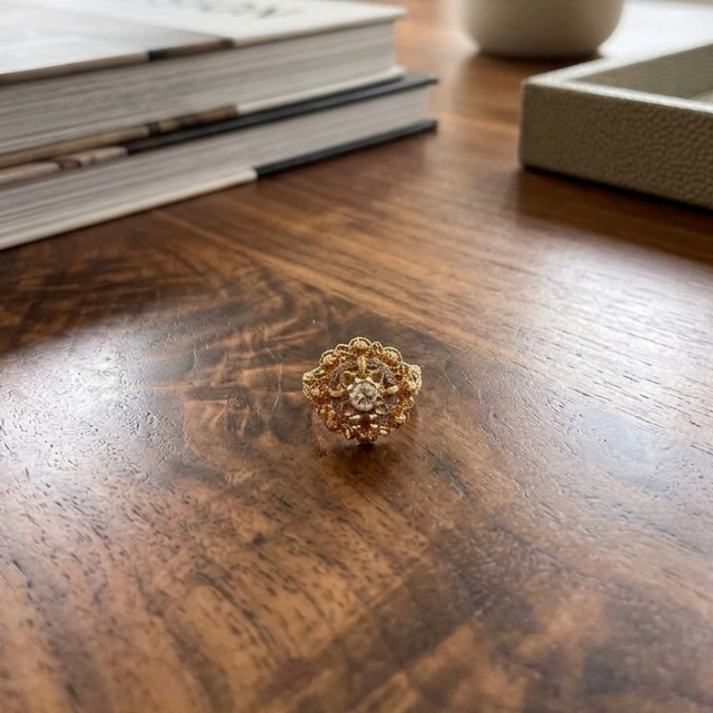 Madrasi Lotus Ring