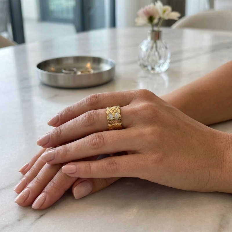 Chanel Matelasse Ring