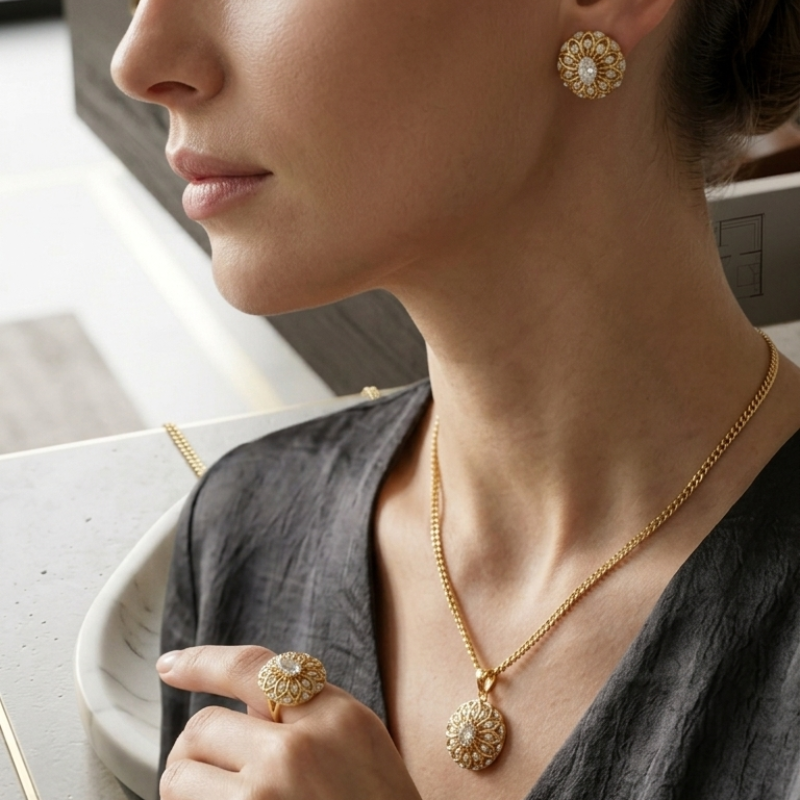 Sunburst Medallion Set