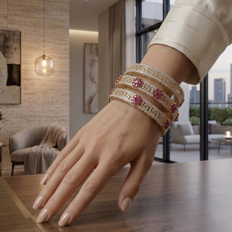 Jeweled Bangles