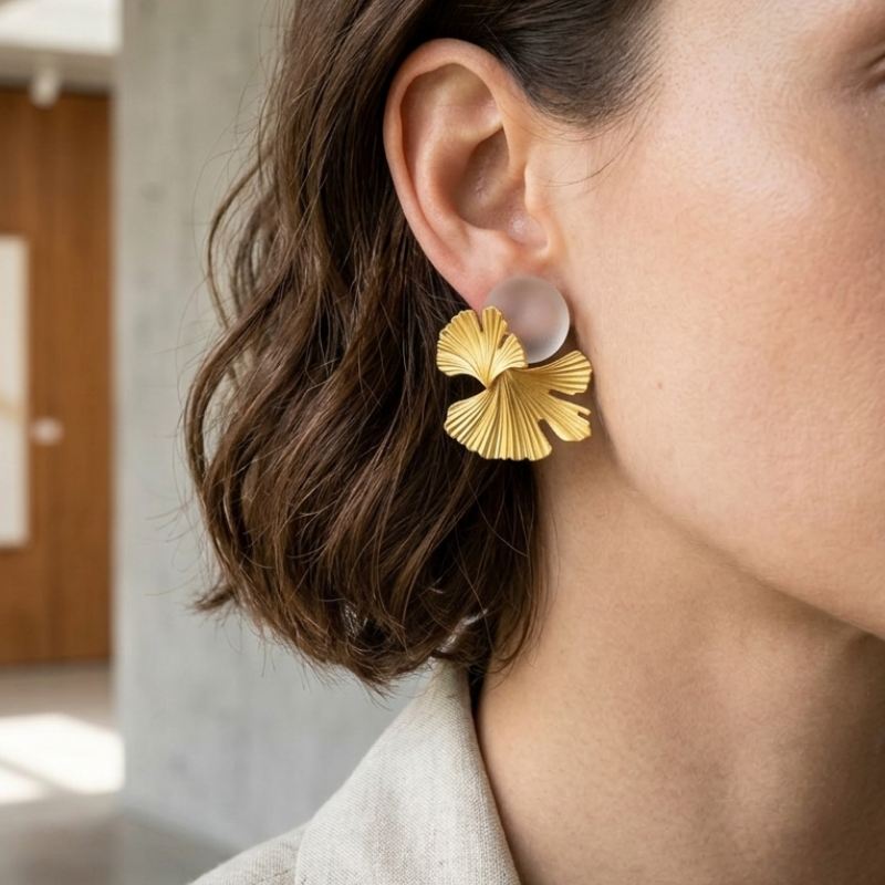 Ginkgo Earrings