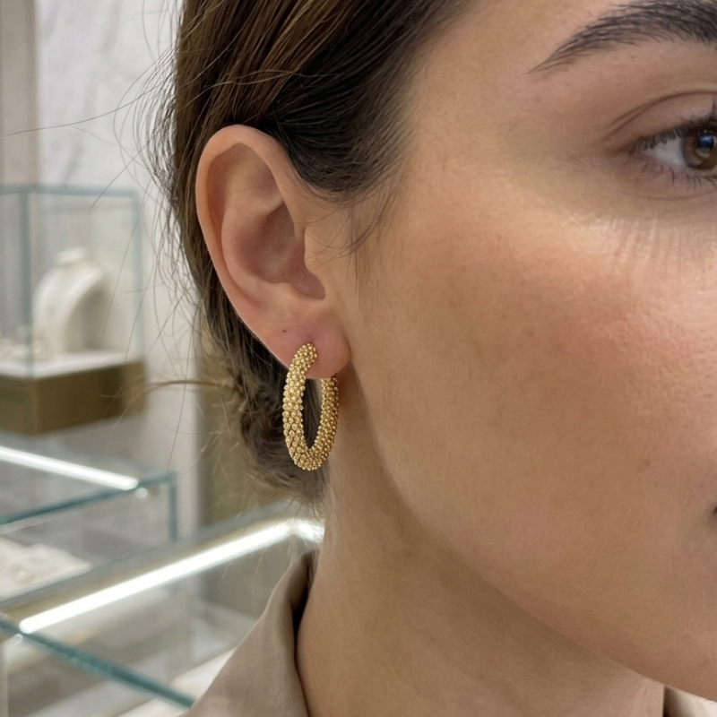 Textured Hoops