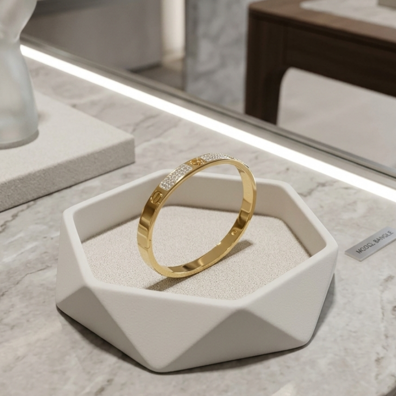 Crystalline Bangle