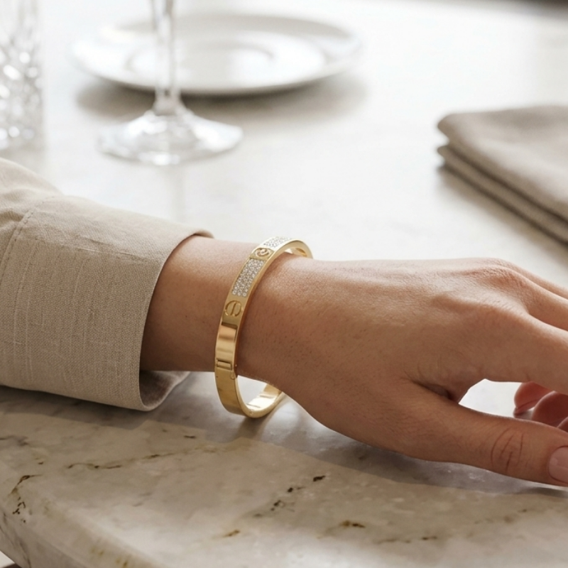 Crystalline Bangle