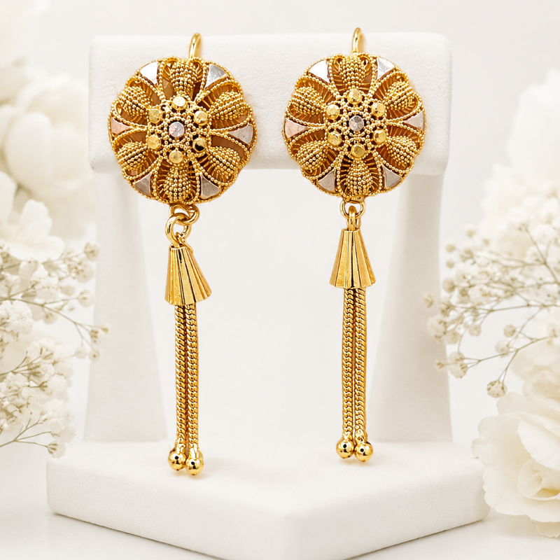 Aurielle Bloom Tassel Earrings